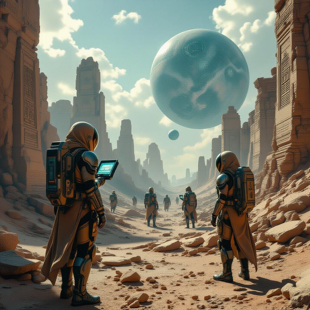 Futuristic Muslim Archaeologists Discover Ancient Alien Ruin...