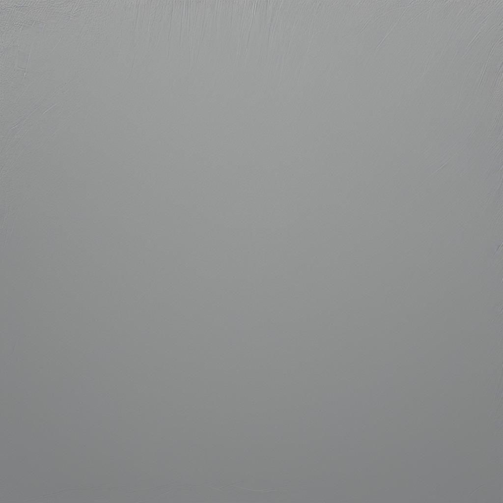 Minimalist Digital Art: Grey Square on White