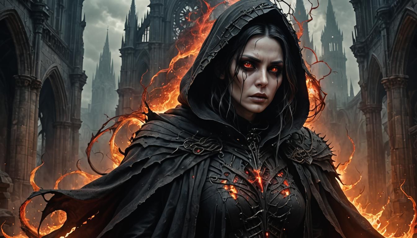 "Woman hand picked by Satan, just for you! Blackened ashed e...