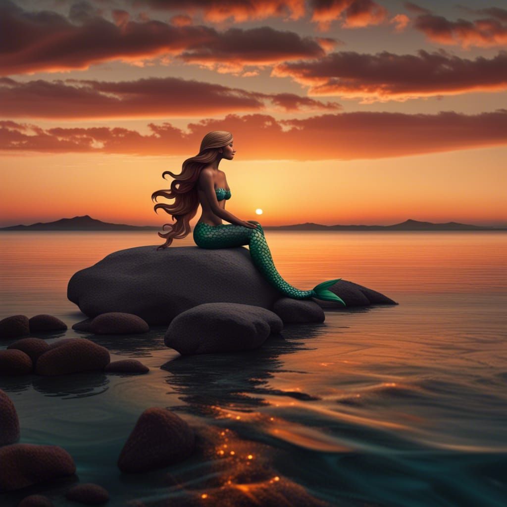 Sunset Mermaid