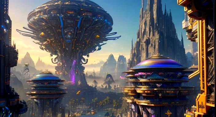 Futuristic Sci-fi Colony