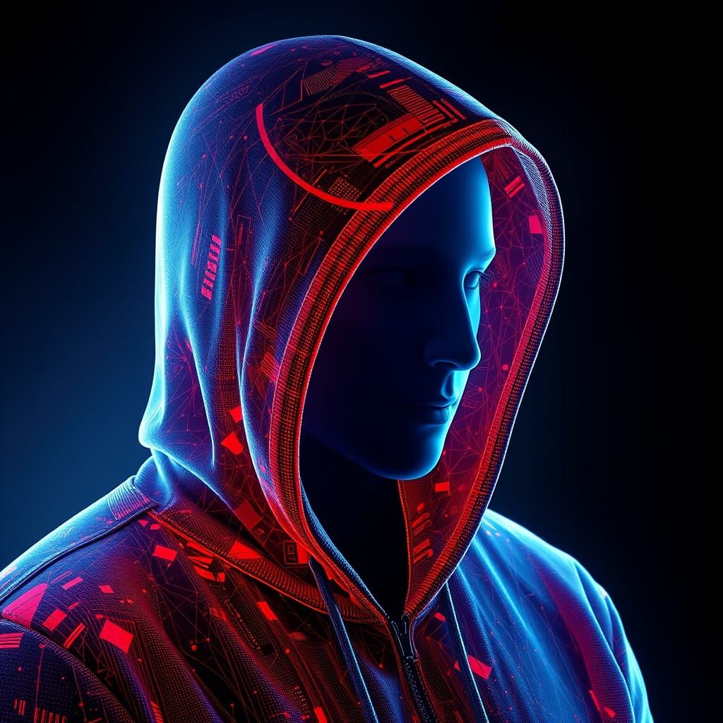 Hoodoo Formation with Volumetric Lighting in Precisionism St...