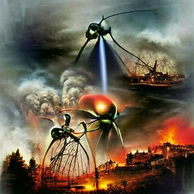 Martian War Machines Invade Earth