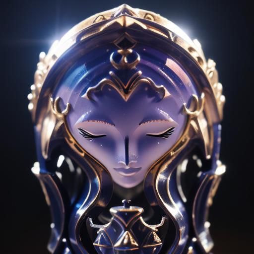 Woman Chess Piece in Professional Photography Style