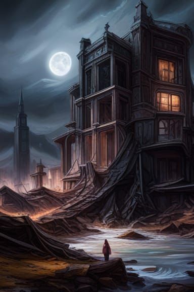 Apocalyptic World Destroyed by Lovecraftian God