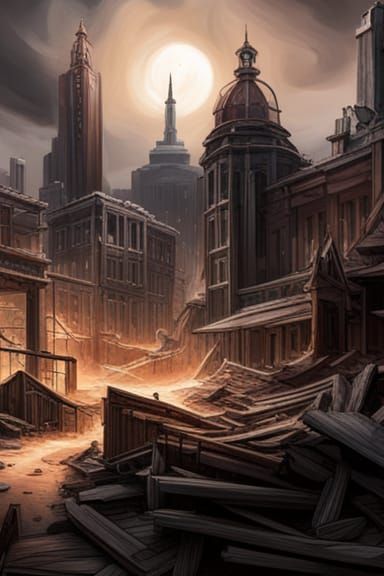 Lovecraftian Apocalypse: A Hyper-Realistic Digital Illustrat...