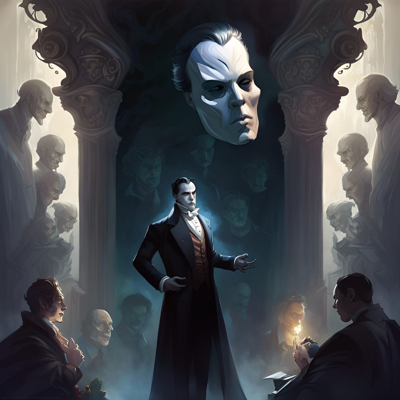 Phantom of the Opera: Ethereal Fantasy Concept Art