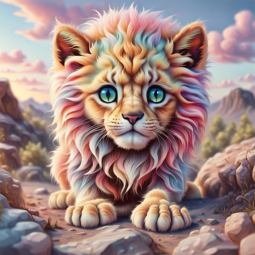 Lion cat