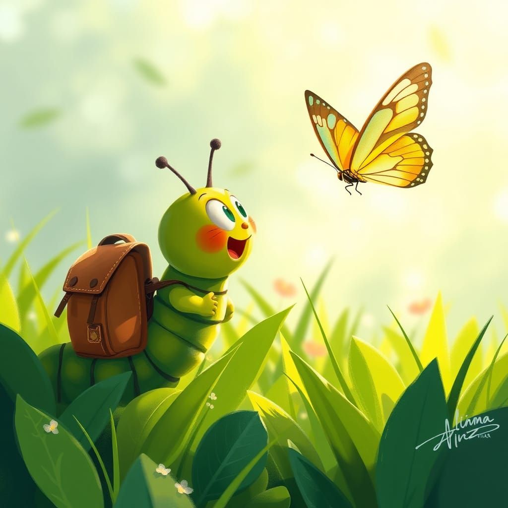 Excited caterpillar 3