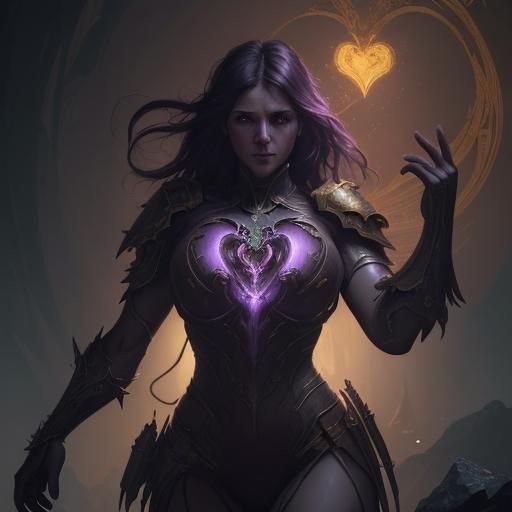 Dark Fantasy Human Heart Concept Art