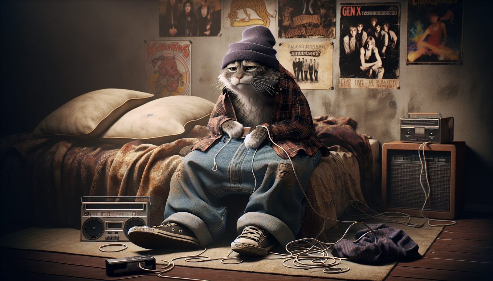 Disinterested 1990s Gen X Teen