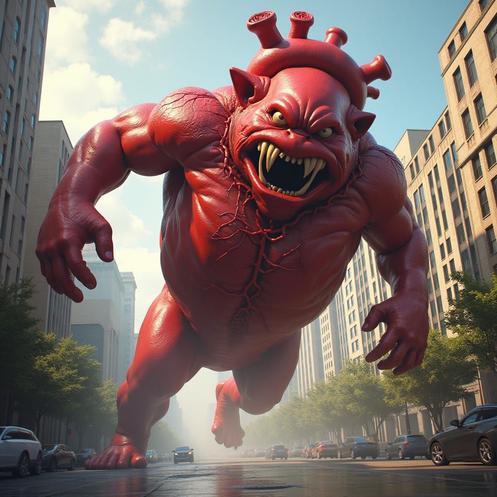 Colossal, Malevolent Heart Devastates Washington DC