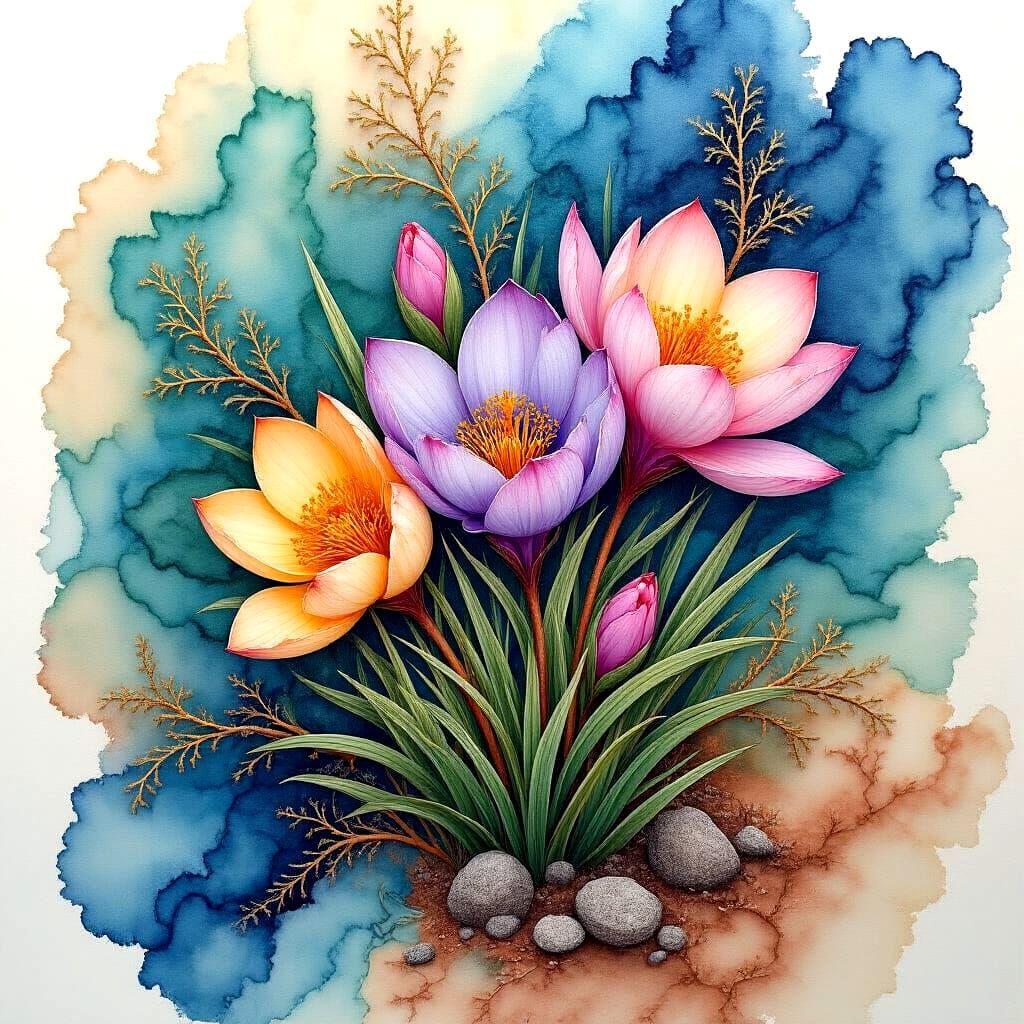 The wilderness and the dry land shall be glad,
    the desert shall rejoice and blossom;
like the crocus it shall blosso...