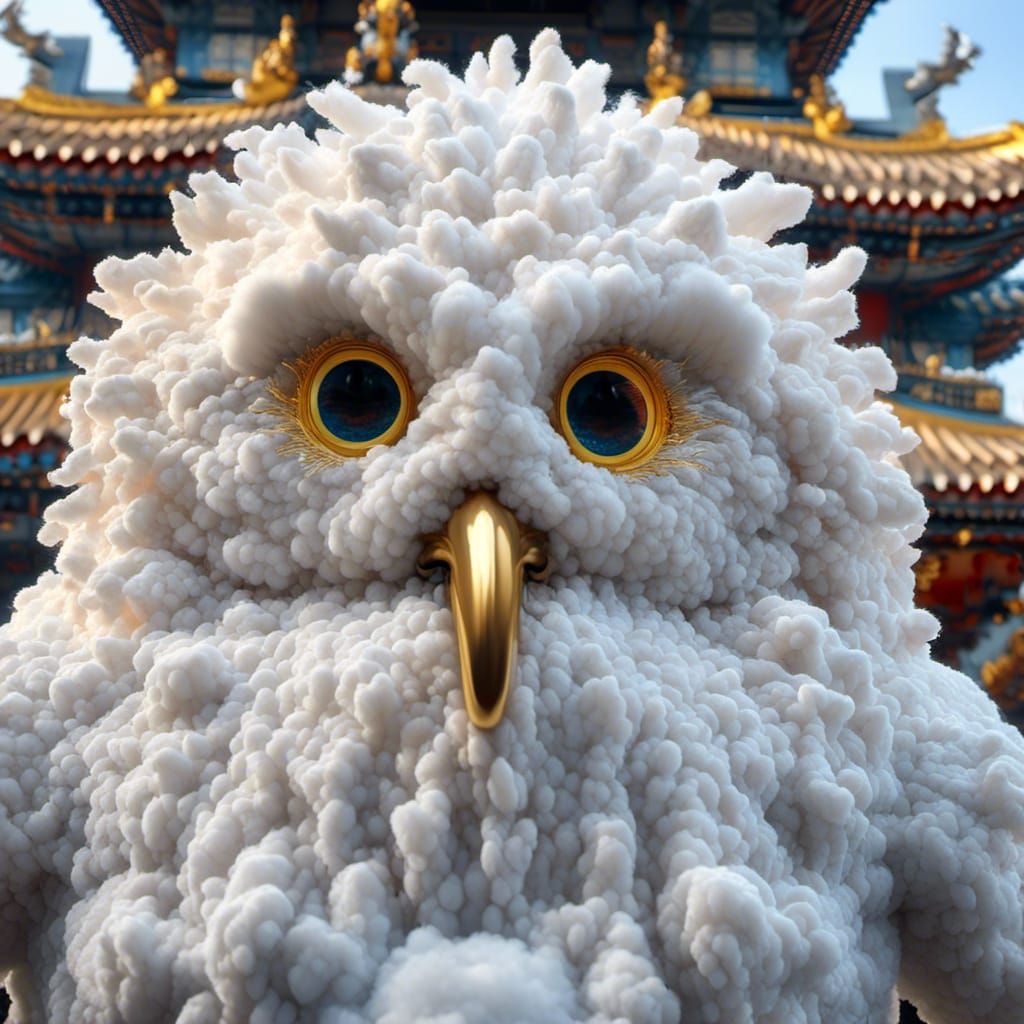 Dreamlike Surreal Scene with Intricate Details