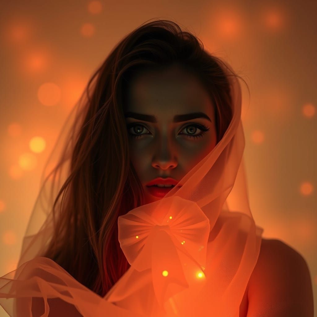 Surrealistic Portrait in Infrared Colors Revealing a Hidden ...