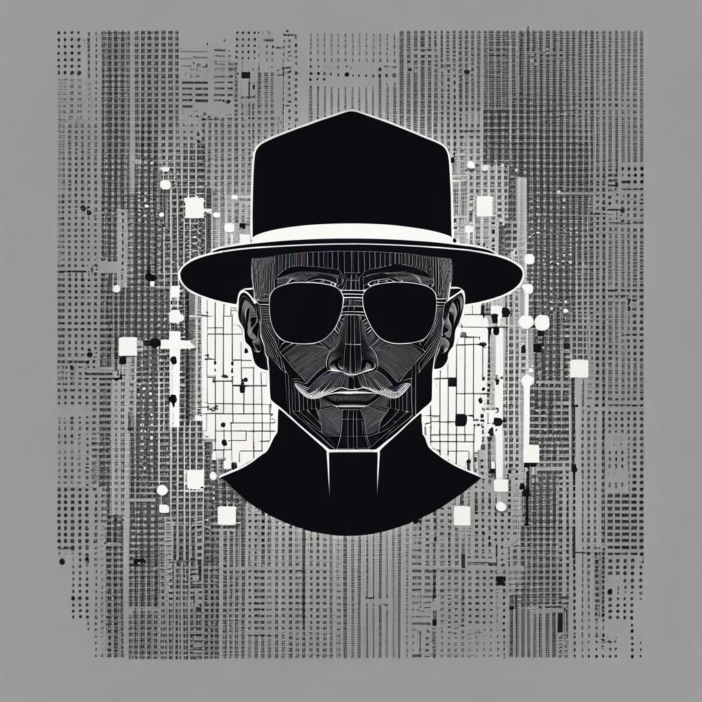 Encrypted Binary Code T-Shirt Art Concept