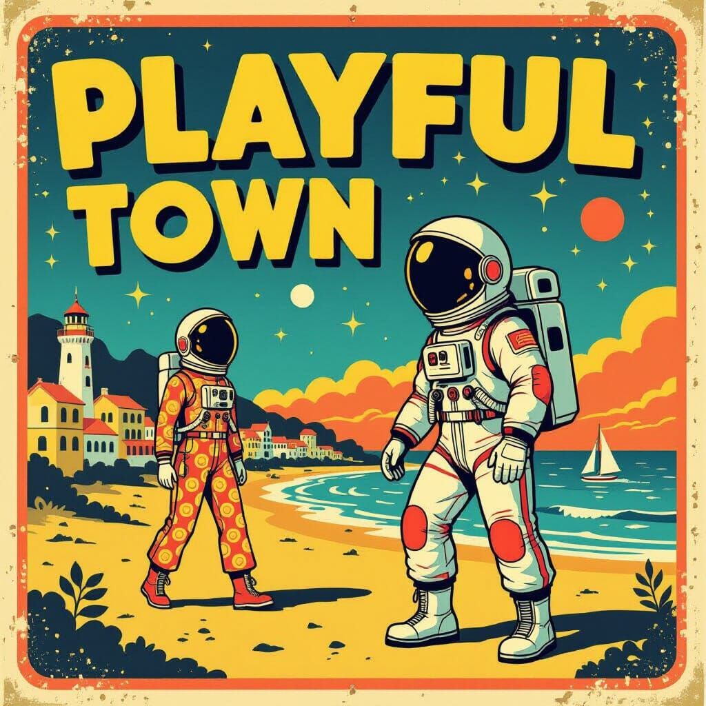 1970s Fashion Models in Pastel Outfits