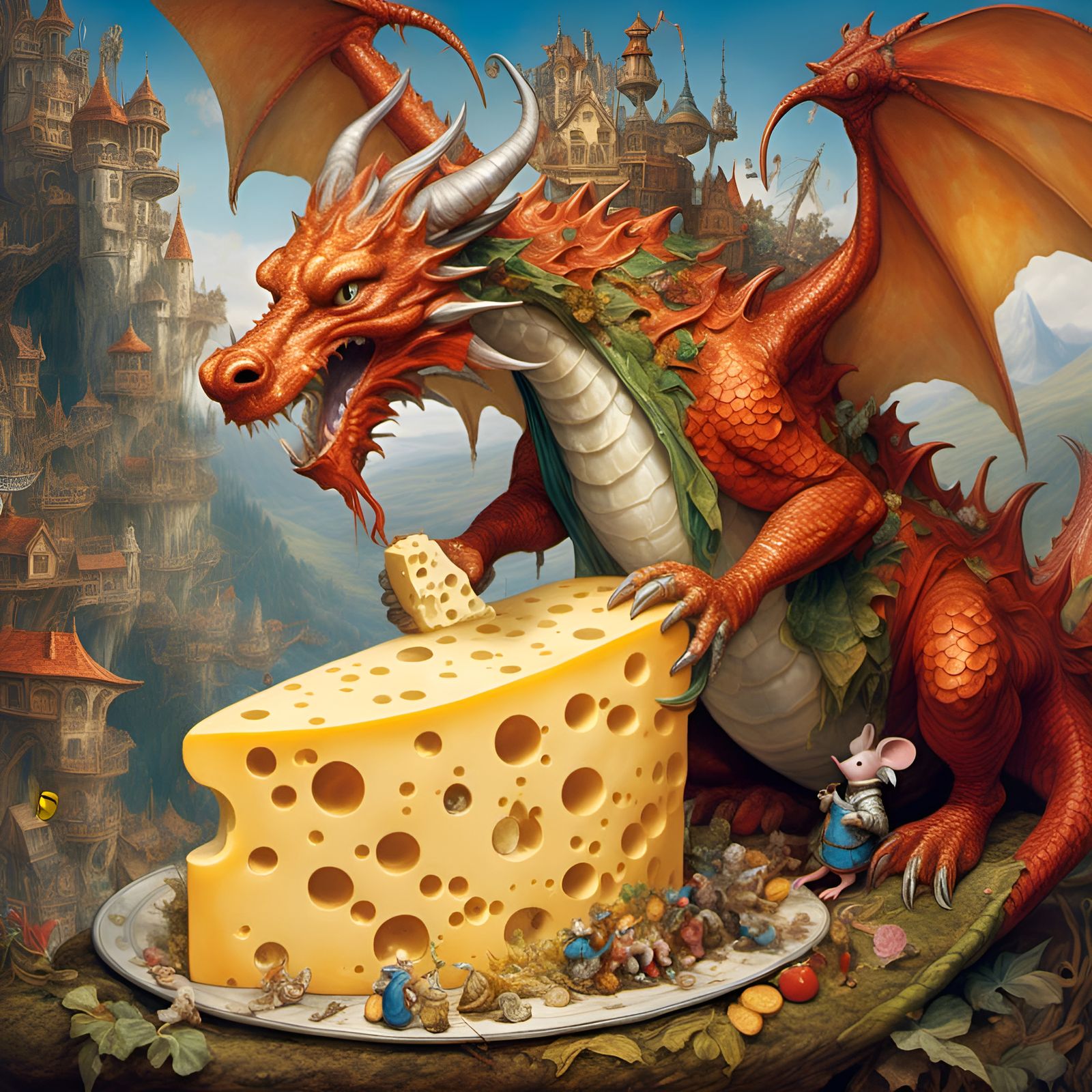 Dragon's Cheese: A Mouse's Dilemma