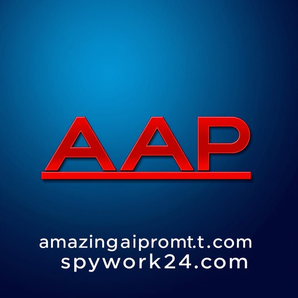 Professional AAP Logo Design with 3D Beveled Sans-Serif Font
