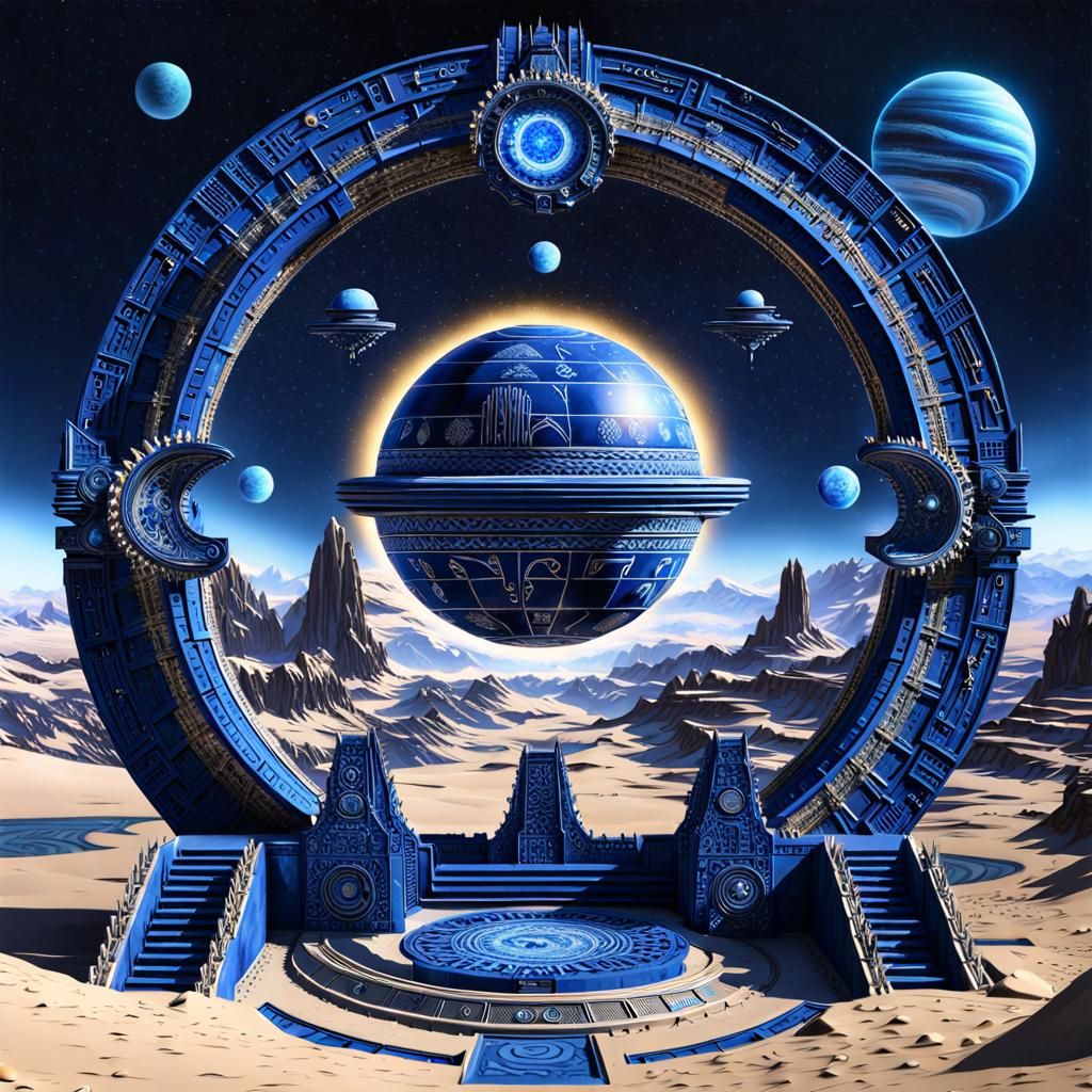 New Year Stargate on Alien Planet