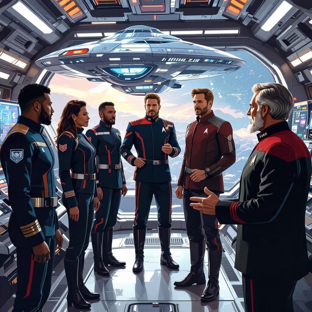 Starship Explorers Meet Sci-Fi Icons