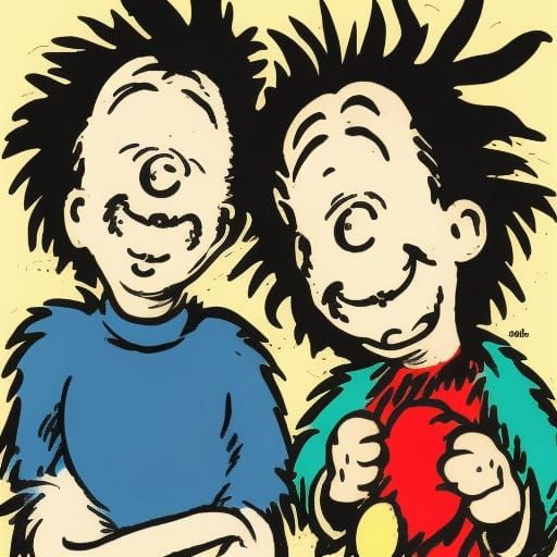 Simon And Garfunkel by Dr. Seuss