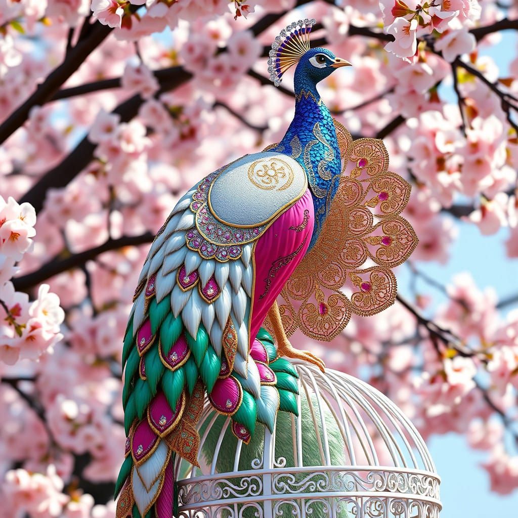 bluegreen Tattoo Peacock