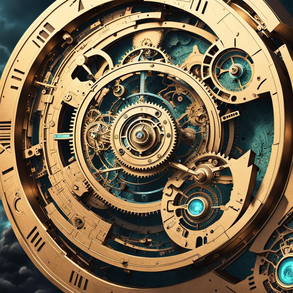 Antikythera Mechanism: Greek Retrofuturism Art