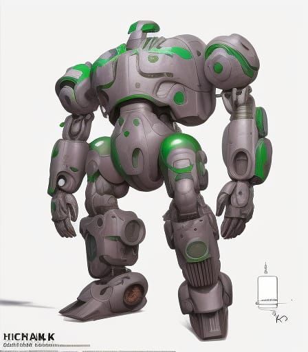 Organic Plant Mech Suit in Biopunk Style