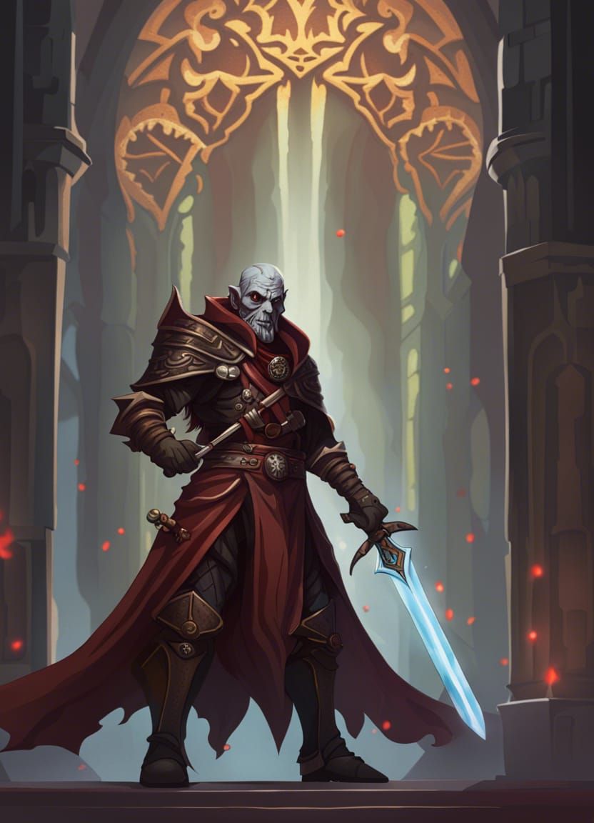 Firbolg Warlock Villain in Sith Style