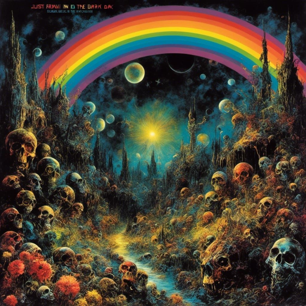 Just a rainbow in the dark