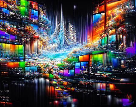 Abstract Internet Concept Art