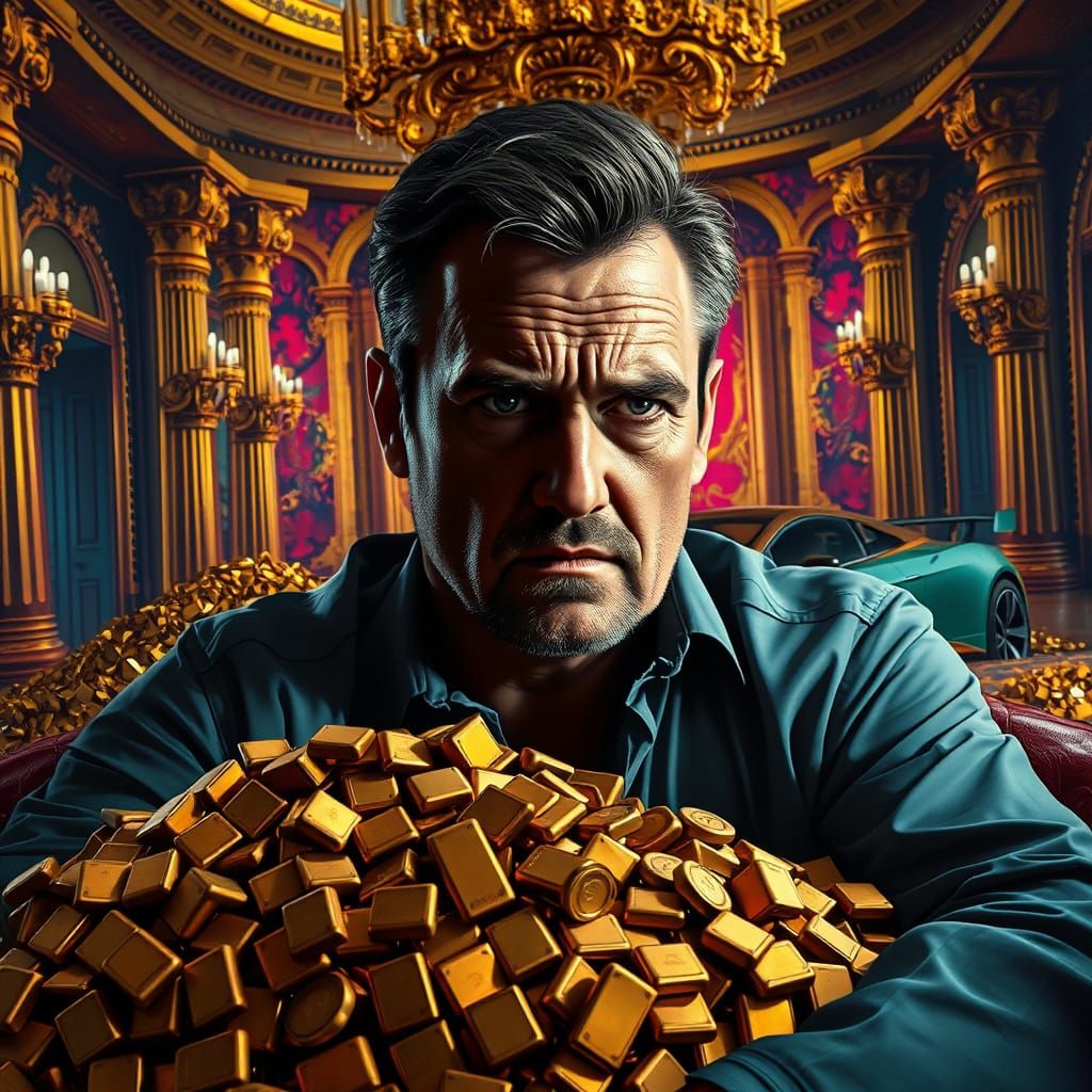 Man Weighs Conscience in Lavish Palace