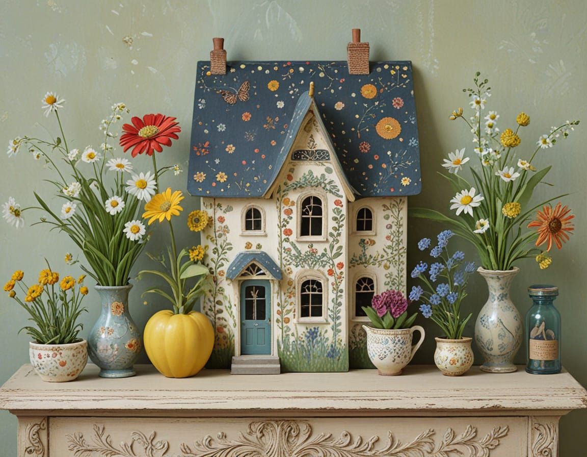 Intricately Detailed Cozy Home Interior