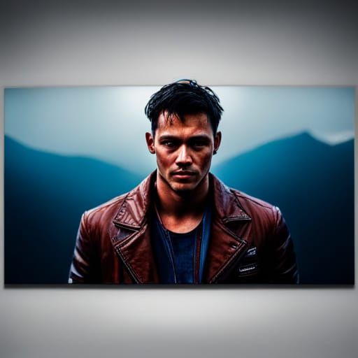 Alex Albon in Hyperrealistic 80s Style