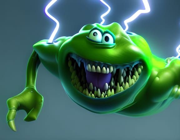 Slimer cartoon