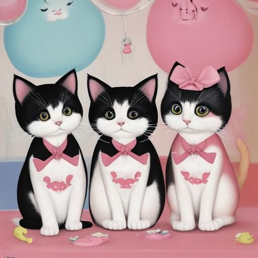 Jelicie Cats AI Generated Image
