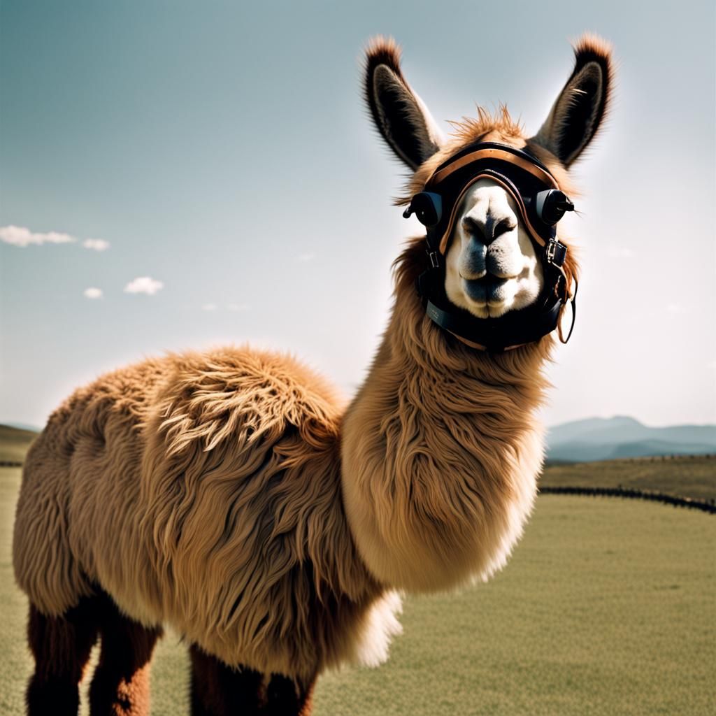 Winamp's Llama: A Professional Photo