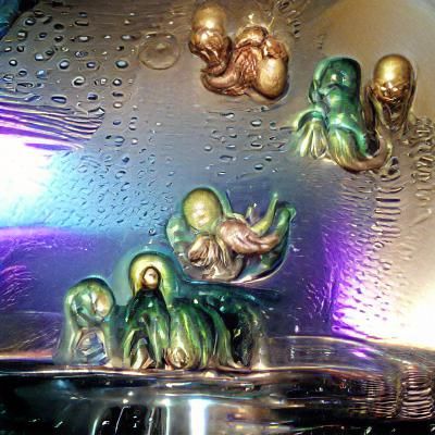 Cthulhu Babies' Iridescent Last Supper