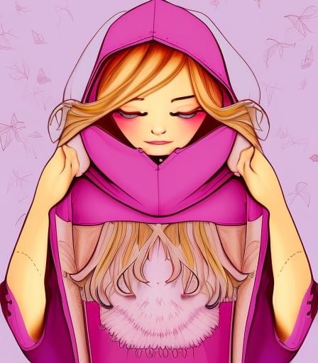 Girl in Hood: Digital Illustration on DeviantArt