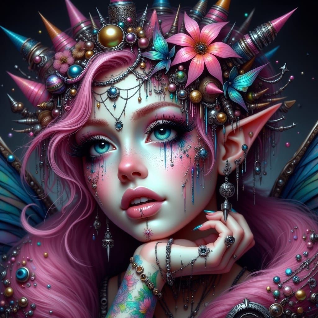Surreal Fairy Punk Goddess