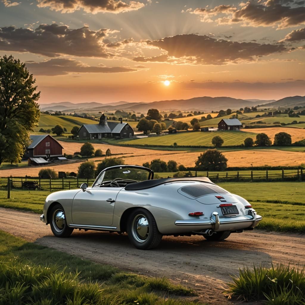 Porsche 356 Speedster at Sunset Farm