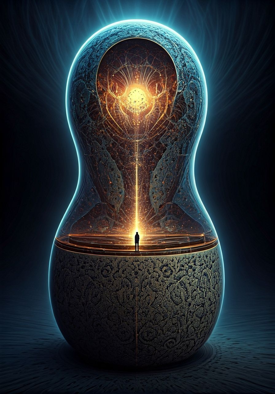 Giant Cutaway Cyber Matryoshkas