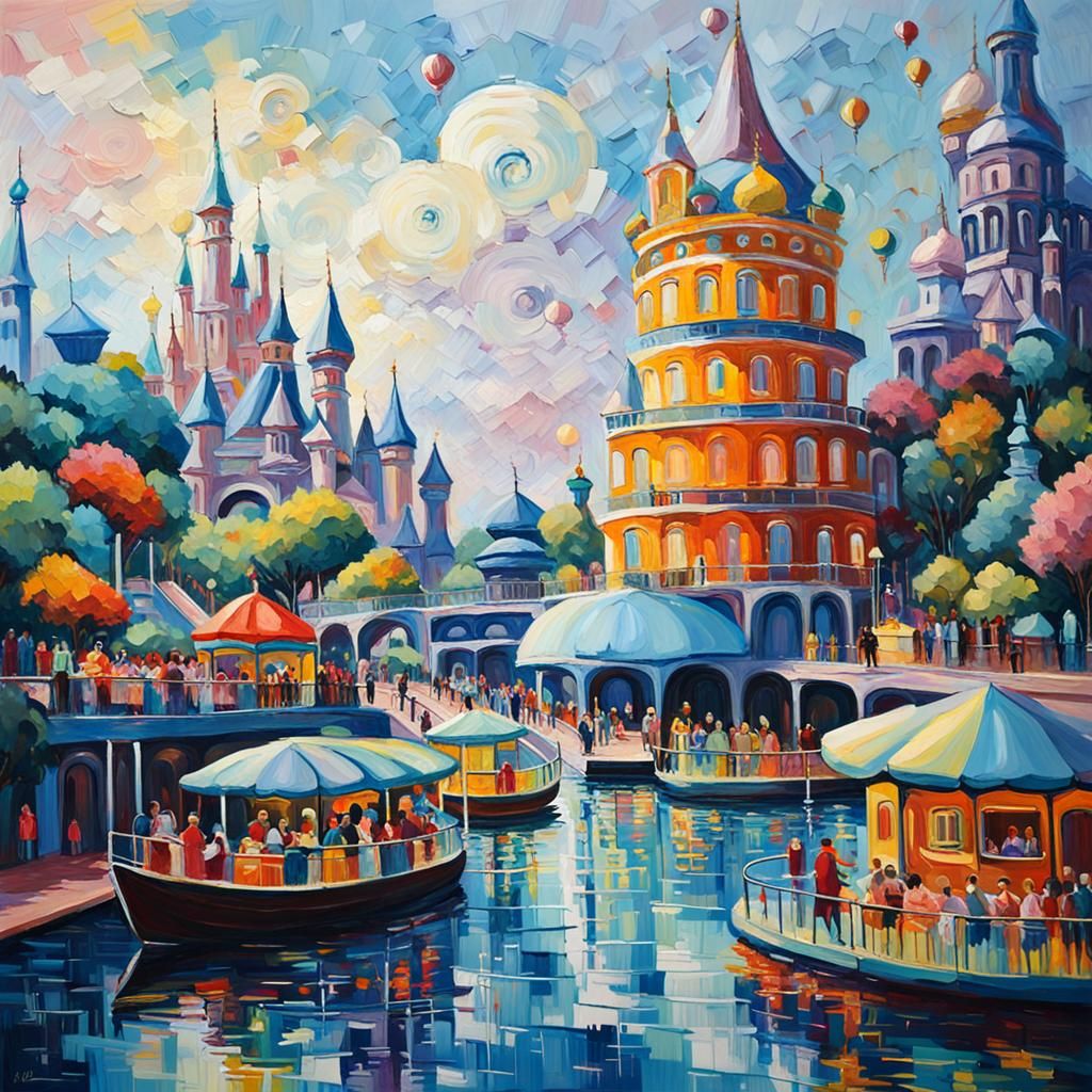 Futuristic Microstates: A Neo-Impressionistic Utopia