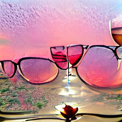 Soft Pink Abstract Design with Dreamy Hues