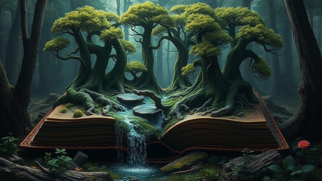 Book of Forestry with FLUX Schnell