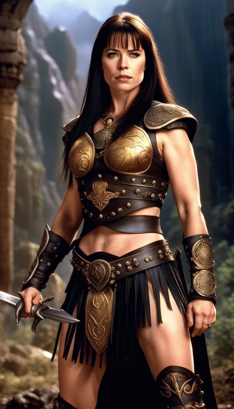 Holly Marie Combs as Xena Warrior Princess