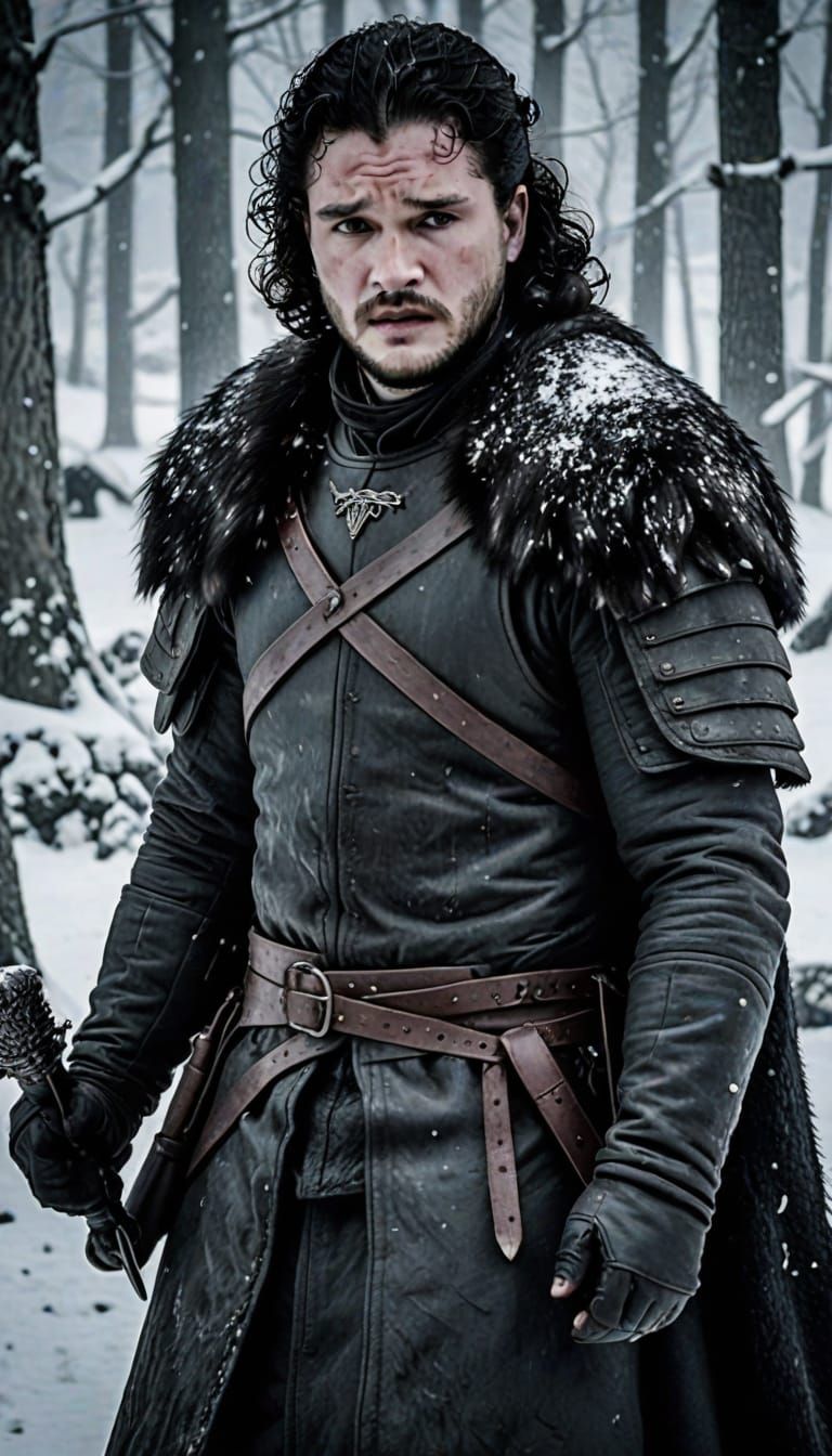 Jon Snow's Iconic Moment from Game of Thrones