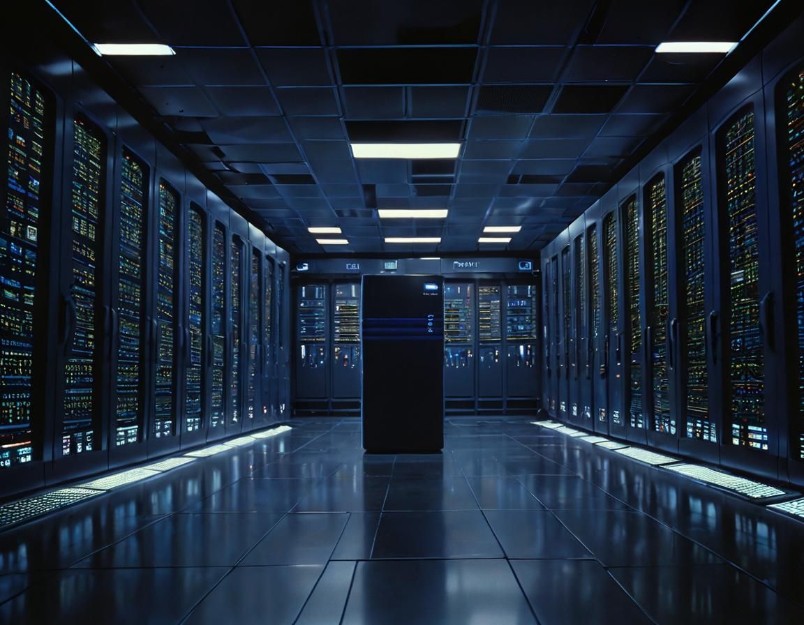 IBM Deep Blue Supercomputer: Cinematic Film Still
