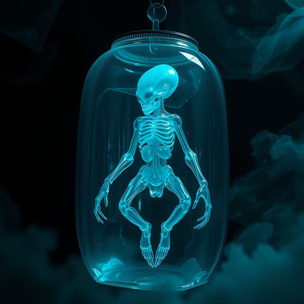 Ethereal Prisoner in a Crystal Tomb